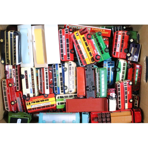 151 - Large collection of diecast models to include commercials and bus models including EFE Exclusive Fir... 