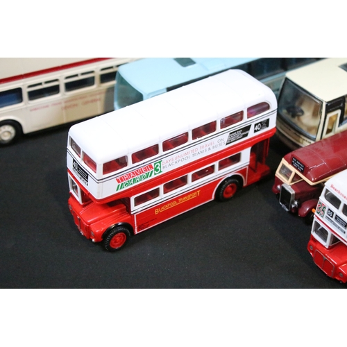 151 - Large collection of diecast models to include commercials and bus models including EFE Exclusive Fir... 