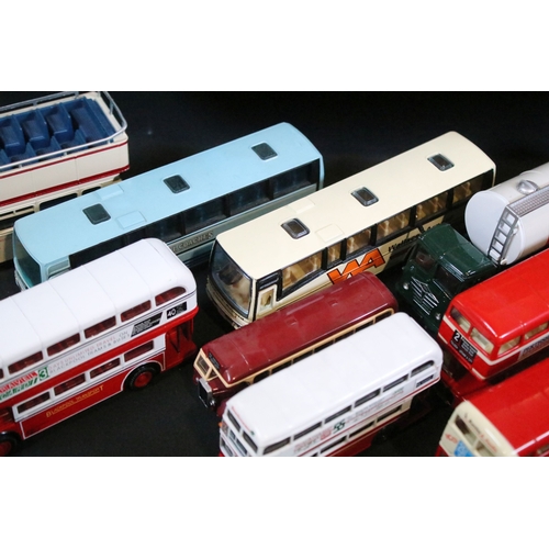 151 - Large collection of diecast models to include commercials and bus models including EFE Exclusive Fir... 