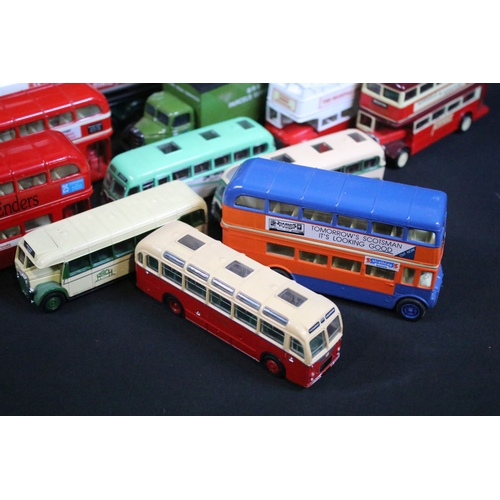 151 - Large collection of diecast models to include commercials and bus models including EFE Exclusive Fir... 