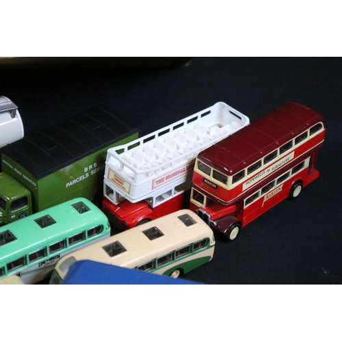 151 - Large collection of diecast models to include commercials and bus models including EFE Exclusive Fir... 