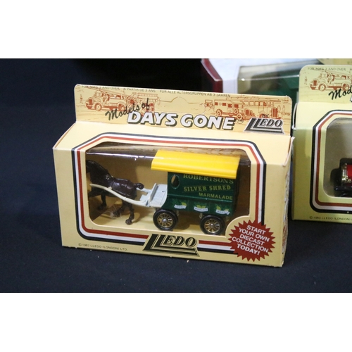 166 - Around 150 boxed Lledo diecast models to include Models Of Famous Stores Of London, Days Gone Vangua... 