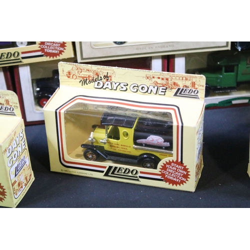 166 - Around 150 boxed Lledo diecast models to include Models Of Famous Stores Of London, Days Gone Vangua... 