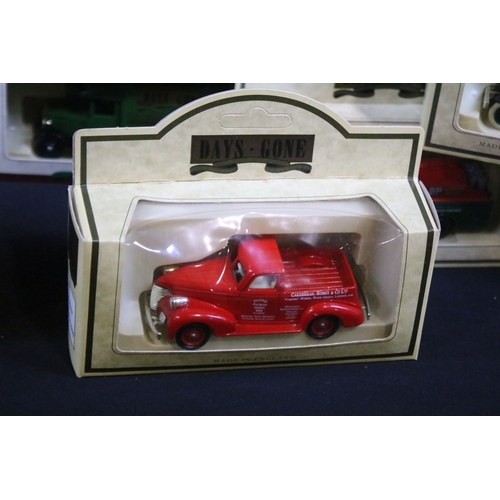 166 - Around 150 boxed Lledo diecast models to include Models Of Famous Stores Of London, Days Gone Vangua... 