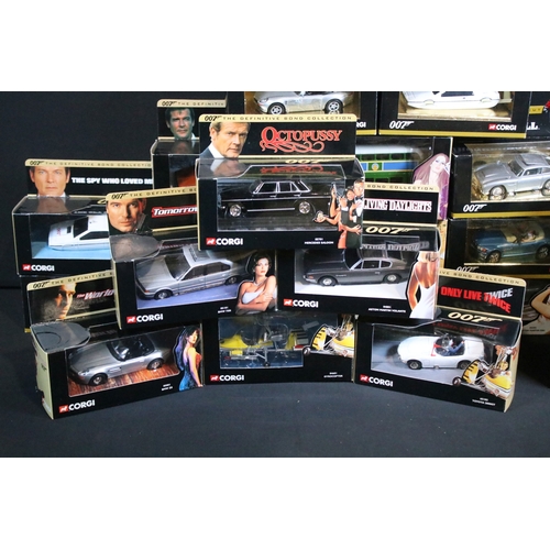 171 - 27 Boxed Corgi James Bond 007 diecast models to include The Definitive Bond Collection and The Direc... 