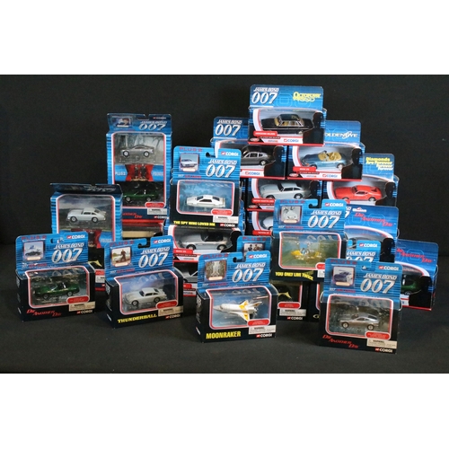 172 - 28 Boxed Corgi James Bond 007 diecast models to include 40th Anniversary The Ultimate Bond Collectio... 