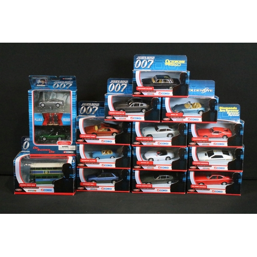 172 - 28 Boxed Corgi James Bond 007 diecast models to include 40th Anniversary The Ultimate Bond Collectio... 