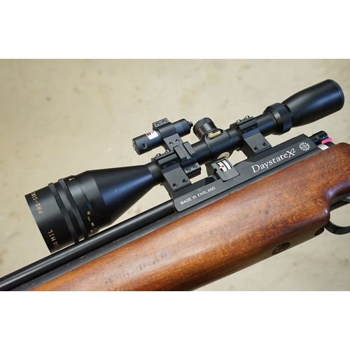 Daystate X2 cal .177 gas powered air rifle within hard case with Hawke ...