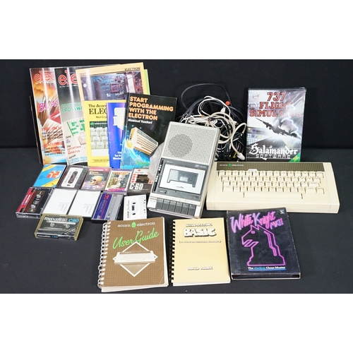 Retro Gaming - BBC Acorn Electron computer, together with a quantity of ...