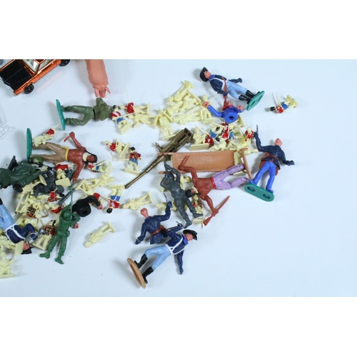 Collection of Timpo plastic figures featuring Cowboys And Indians ...