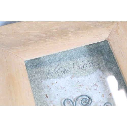 115 - Helen Lynch (British, 21st century) 'A Fine Catch' - a ceramic model of a fish, titled above, signed... 