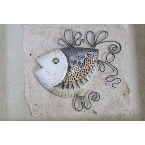 115 - Helen Lynch (British, 21st century) 'A Fine Catch' - a ceramic model of a fish, titled above, signed... 