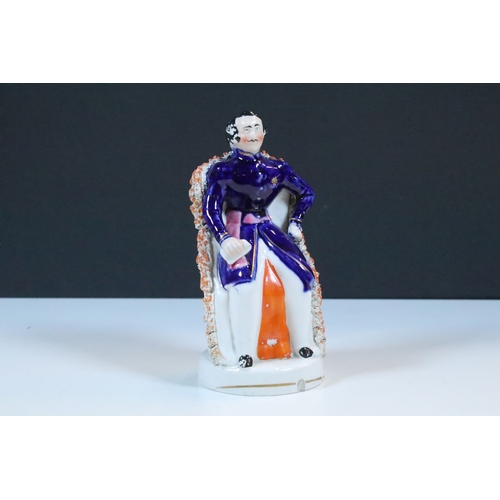 21 - Group of 19th century and later figurines and models to include Toby cruet set, Sitzendorf Grenadier... 