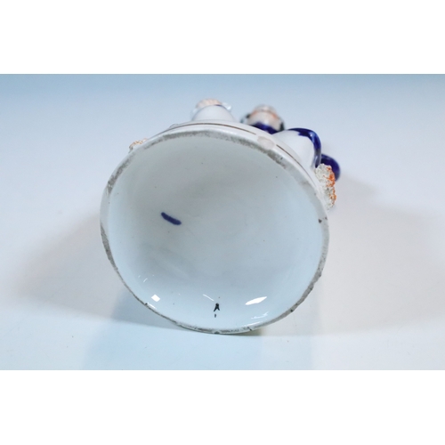 21 - Group of 19th century and later figurines and models to include Toby cruet set, Sitzendorf Grenadier... 