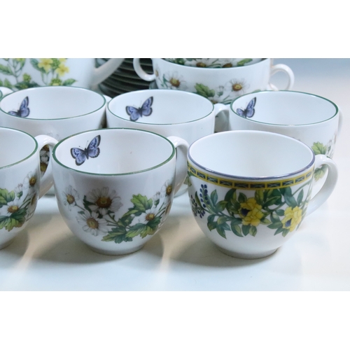 53 - Quantity of Royal Worcester 'Worcester Herbs' pattern part tea set to include cups, saucers, teapot,... 