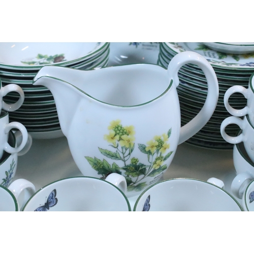 53 - Quantity of Royal Worcester 'Worcester Herbs' pattern part tea set to include cups, saucers, teapot,... 