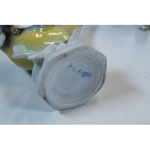 75 - Group of 20th century assorted ceramic animal and bird figurines to include Beswick and Goebel examp... 