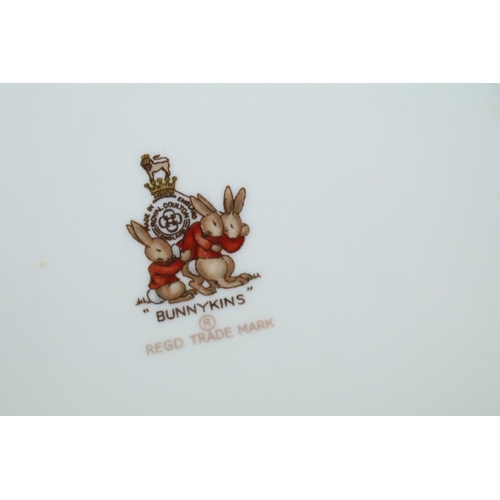 86 - Collection of Royal Doulton Bunnykins, to include: a cup and saucer, eggcup, baby's bowl and others,... 