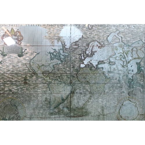 460 - After Moses Pitt (British, c.1631 - 1697), Nova Totius Terrarum Orbis Geographica Ac Hydrographica T... 