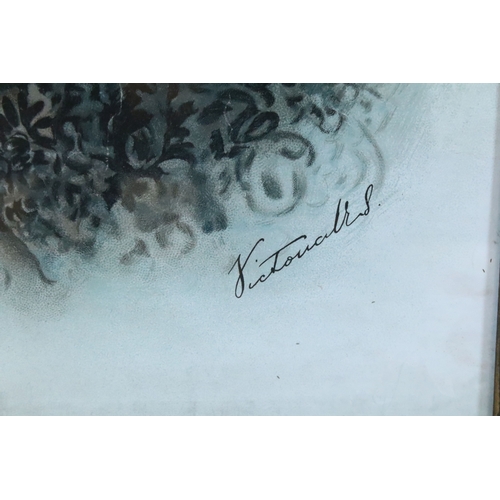 480 - Early 20th century English school, head and shoulders portrait of a gentleman, indistinctly signed l... 