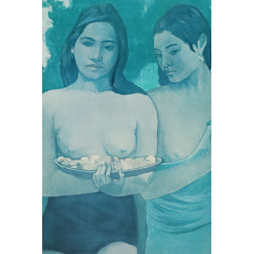 490 - After Amedeo Modigliani (Italian, 1884 - 1920) two: Nu Couché (Reclining Nude), print on board, 48.5... 