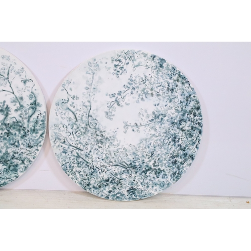 520 - Rachel Heard (British, 20th century), a pair: 'Straigth (Oak) II' and 'Wisdom (Oak) II', each signed... 