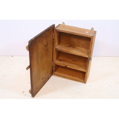 574 - Contemporary crafted cabinet, having impressed text of a 'Marlborough Pudding' recipe, W 40cm x D 15... 