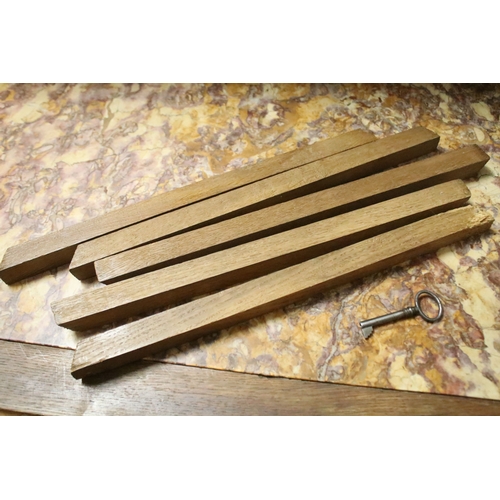 617 - Early 20th century oak chiffonier, having large mirror back with bevelled arched plate enclosed with... 