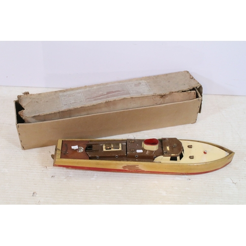 346 - Bowman Models Ltd, Steam Super Cruiser 'Sea-Jay' model boat in box (1)
