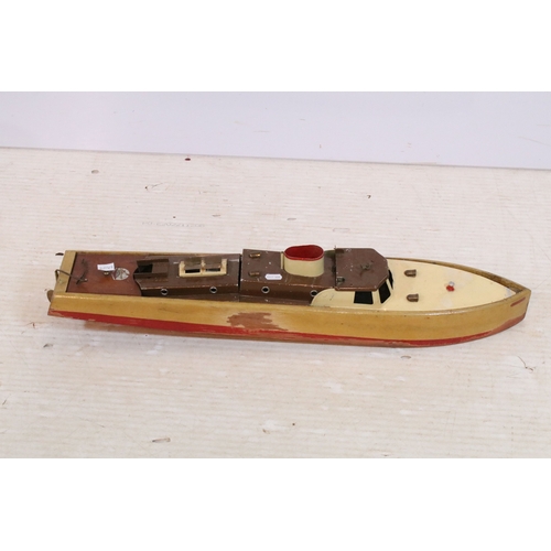 346 - Bowman Models Ltd, Steam Super Cruiser 'Sea-Jay' model boat in box (1)