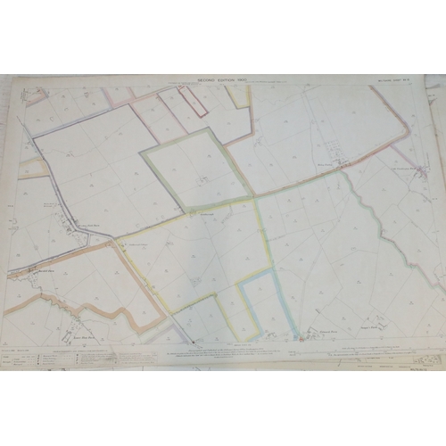 518A - Collection of mostly early 20th century Ordnance Survey Wiltshire related maps, mainly related to Wr... 