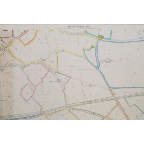 518A - Collection of mostly early 20th century Ordnance Survey Wiltshire related maps, mainly related to Wr... 
