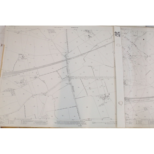 518A - Collection of mostly early 20th century Ordnance Survey Wiltshire related maps, mainly related to Wr... 