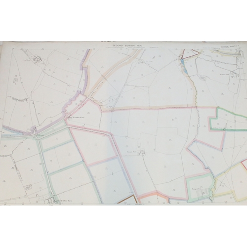 518A - Collection of mostly early 20th century Ordnance Survey Wiltshire related maps, mainly related to Wr... 