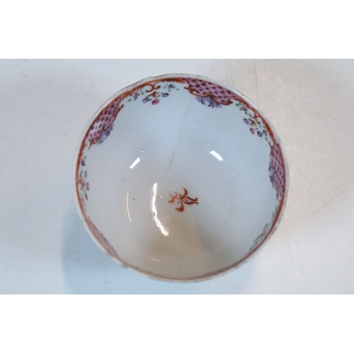 44A - Collection of 18th century and later Chinese porcelain teawares, to comprise famille rose tea cup, t... 