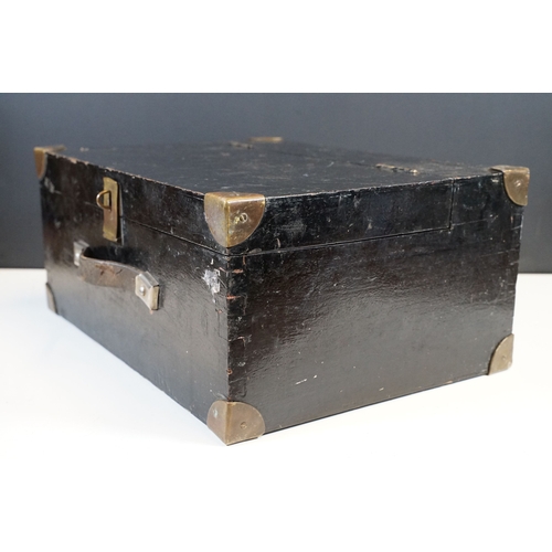 104 - Early 20th century wooden engineers cabinet