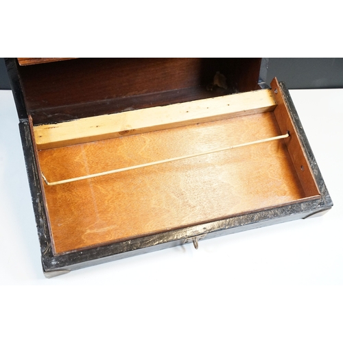 104 - Early 20th century wooden engineers cabinet