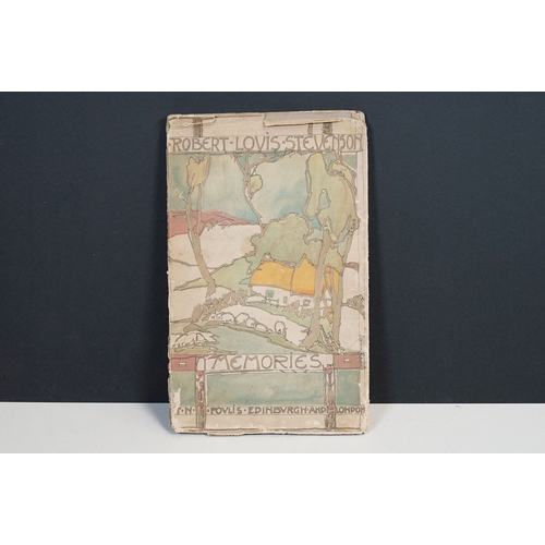 168 - Memories by Robert Louis Stevenson book, published by T. N. Foulis London & Edinburgh, 1923 with 25 ... 