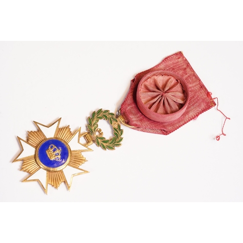 176 - 7 Belgium medals, including Order of the Crown, Labour Decorations, Leopold II 1896-1905 and other c... 