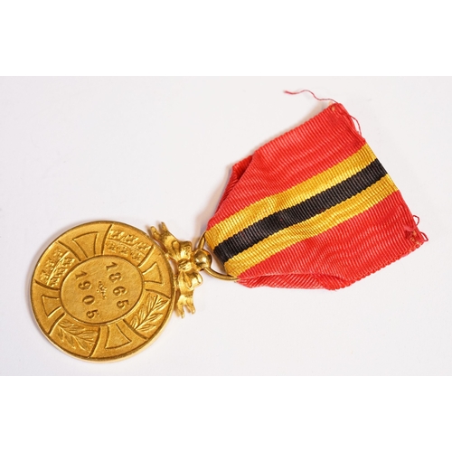 176 - 7 Belgium medals, including Order of the Crown, Labour Decorations, Leopold II 1896-1905 and other c... 