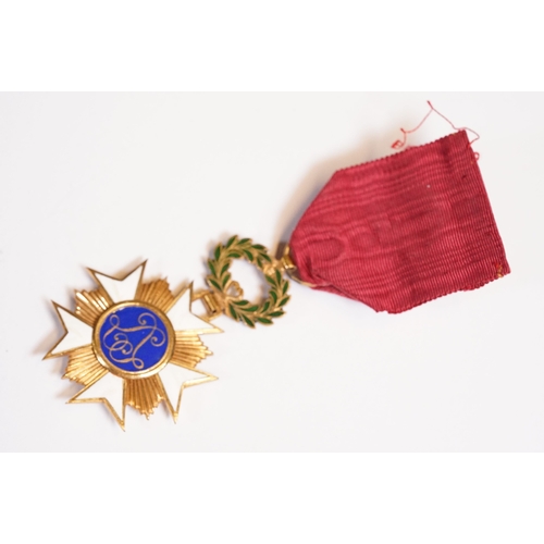 176 - 7 Belgium medals, including Order of the Crown, Labour Decorations, Leopold II 1896-1905 and other c... 