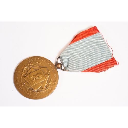 176 - 7 Belgium medals, including Order of the Crown, Labour Decorations, Leopold II 1896-1905 and other c... 