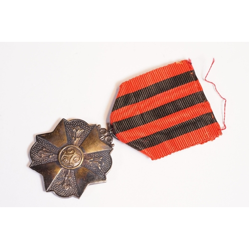 176 - 7 Belgium medals, including Order of the Crown, Labour Decorations, Leopold II 1896-1905 and other c... 