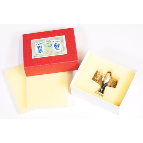 184 - Trophy Miniatures Town and Country ‘ the rabbit man rabbits over shoulder ‘ painted metal model no. ... 