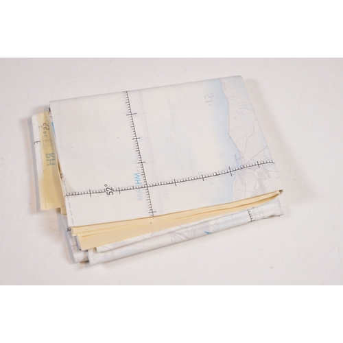 200 - A Royal Air Force / RAF silk escape map covering Yemen, Somalia, Ethiopia, Aden and Djibouti.