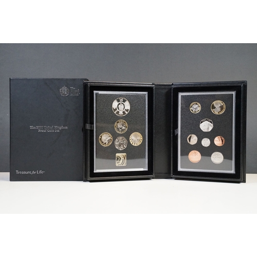 218 - A Royal Mint United Kingdom Queen Elizabeth II 2020 proof coin annual year set, comprises thirteen c... 