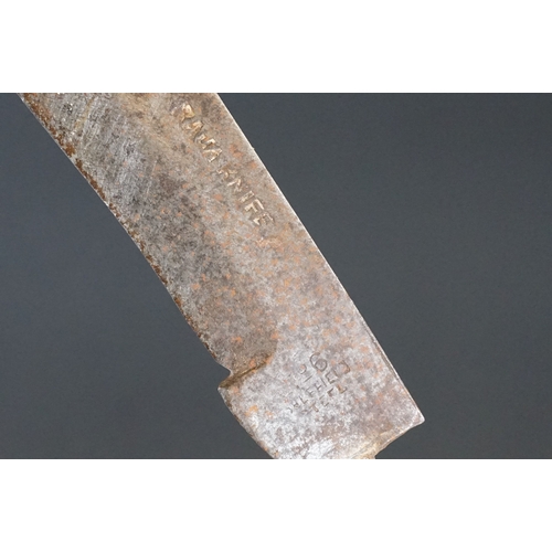 279 - A collection of knives and bayonets to include a French cruciform 1886 Label example.