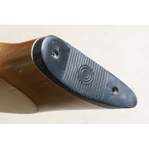 287 - A SMK19 .22 Cal break barrel air rifle with contemporary green soft gun carry case.