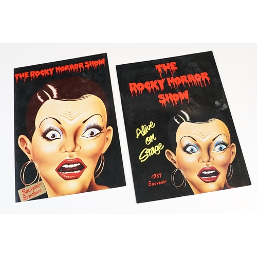 331 - A Rocky Horror Picture Show vinyl picture disc together with four souvenir programmes.
