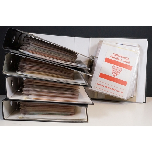 423 - Football Programmes - Collection of Non League programmes from the 1950s onwards to include Holyhead... 